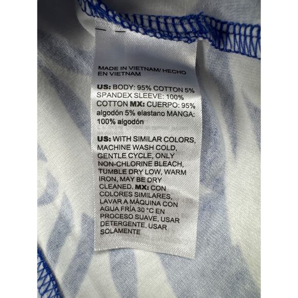 Chico’s Dolman Short Sleeve Knit Top – Rich Cobalt Blue, Size 8/M, NWT - Picture 9 of 9